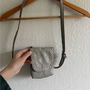 TOKYObay Gray Studded Crossbody Bag